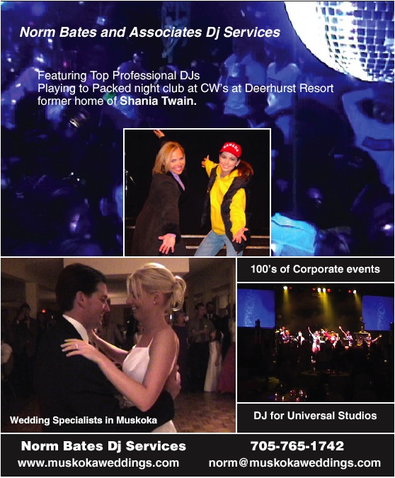 Wedding specialist in Muskoka